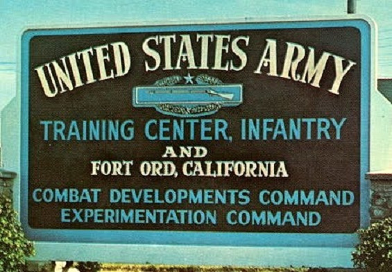 Dan Linn Arriving at Fort Ord, California, 16 Aug 1969