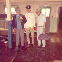 Dan Linn and Sammy Lee, AIT, Fort Ord, Calif. Sept 1969