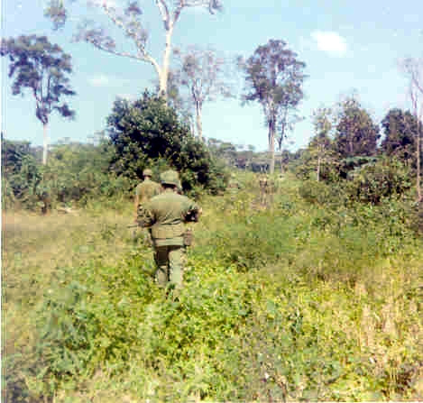 Patrol South of FSB Chu Kuk, Darlac Province, Early Dec. 1969