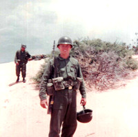 Dan Linn, BCT, Fort Bliss, Texas - McGregor Range, July 1969