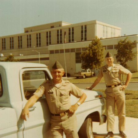 First Sergeant Ruben Weideman and SP5 Dan Linn, April 1971