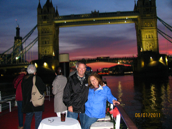 Dan Linn and Mary Jane on The River Thames