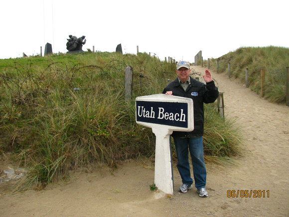 Dan Linn at Utah Beach